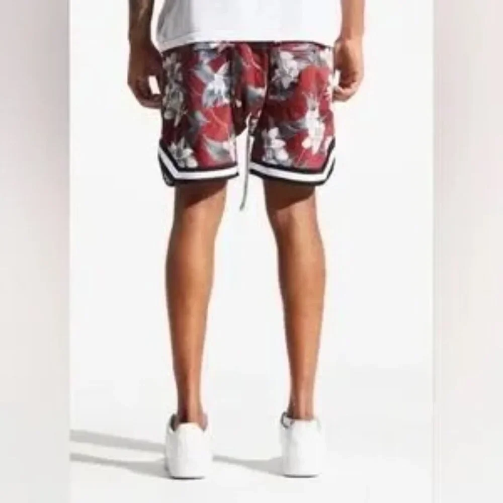 NEW Crysp x Jordan (fog jungle style) drop crotch extra long drawstring floral!